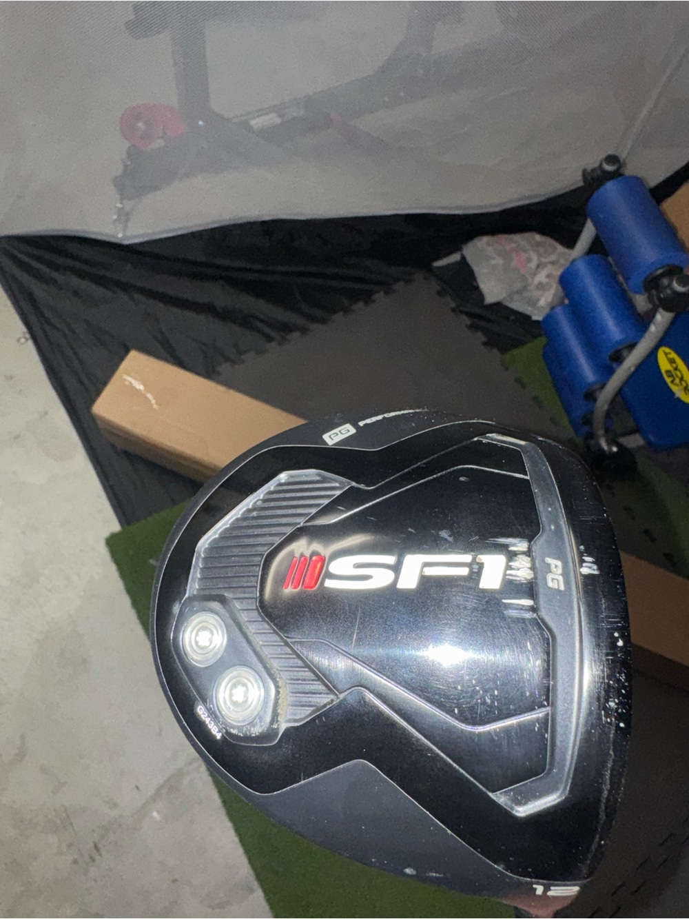 Men's Black Golf Driver Head